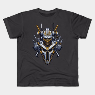 Mecha Skull S03 D31 Kids T-Shirt